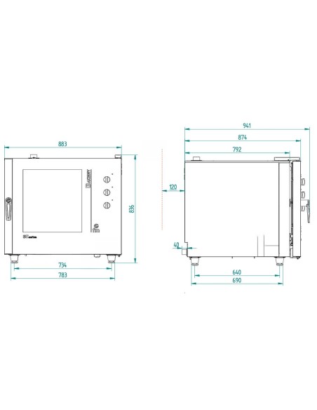 Horno de Panaderia STB 606 M FM|Hosteleria Negocios