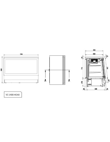 Vitrina Dry Aging VC 1400 MDAB Infrico | Hostelería Negocios
