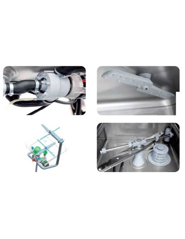 Lavavasos de 39 cm con Bomba de Desagüe CH400B|Hosteleria negocioss