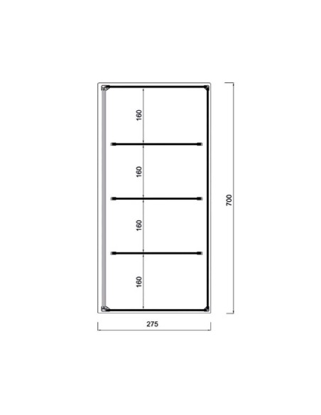 Vitrina Neutra Hidra-3 VG | Hostelería Negocios