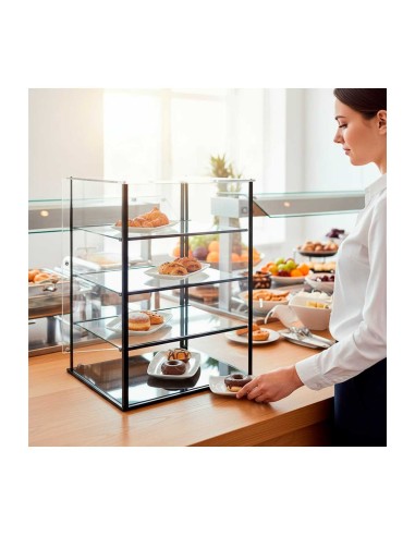 Vitrina Neutra Expo Black 1 VG | Hostelería Negocios