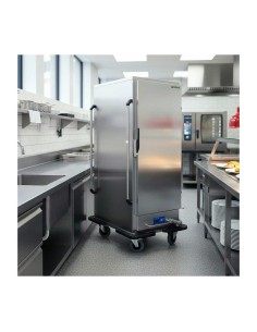 Carro caliente Infrico HT2021 de 550 litros para mantener comidas calientes. Admite 11 GN 2/1 o 22 GN 1/1, trabaja de +50 a +80 2