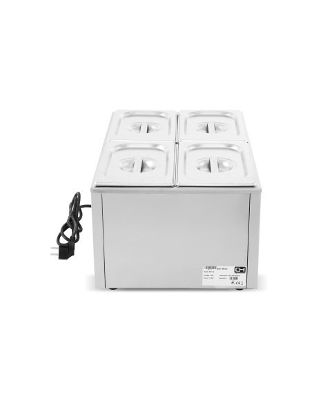 Baño María Eléctrico 4 cubetas GN1/4 BM-1/4|Hosteleria negocios