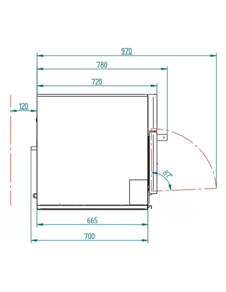 Horno Ultrarrápido  Eléctrico 1 Bandeja 43x34 cm ST Fast 42 V10 FM