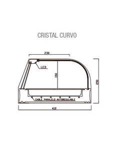 Vitrina Caliente SC 1 Piso Vitrinas Gómez | Hosteleria Negocios 2