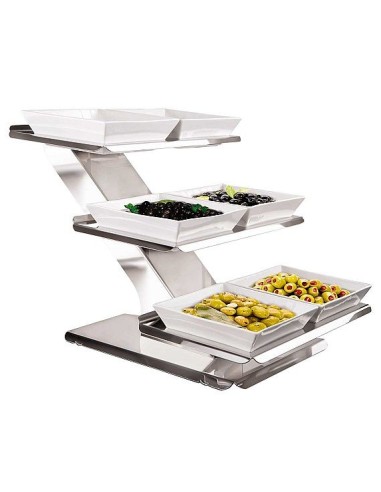 Soporte Triple FriBuffet para Buffet | Hostelería Negocios