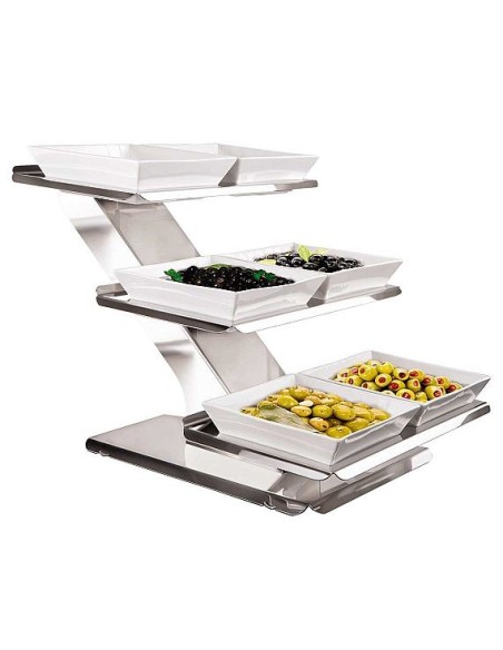 Soporte Triple FriBuffet para Buffet | Hostelería Negocios