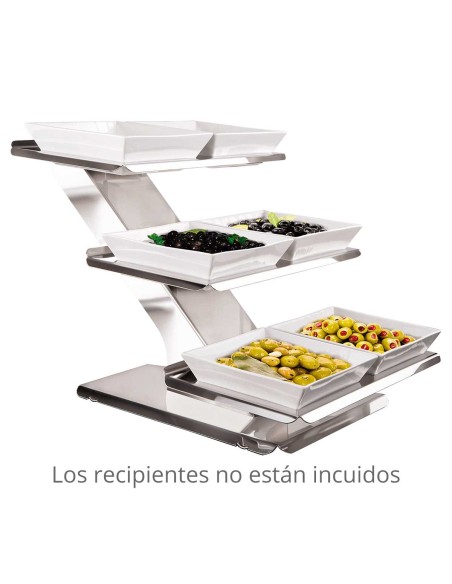 Soporte Triple FriBuffet para Buffet | Hostelería Negocios
