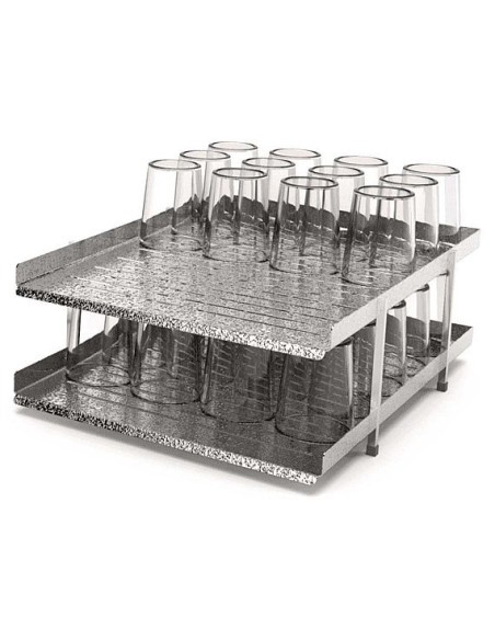 Estante Doble para Vasos FriBuffet | Hostelería Negocios