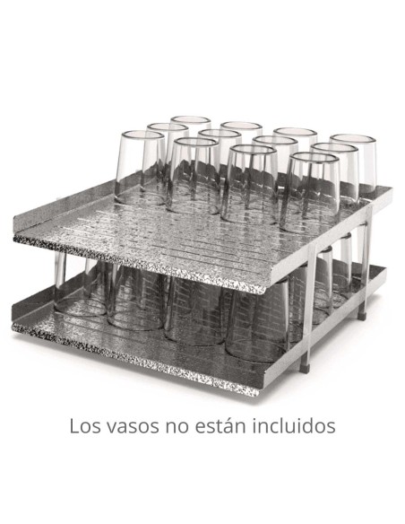 Estante Doble para Vasos FriBuffet | Hostelería Negocios