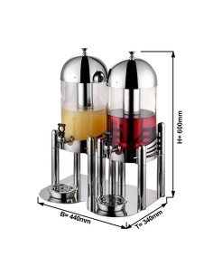 Dispensador Zumo Doble FriBuffet 14 L | Hostelería Negocios 2
