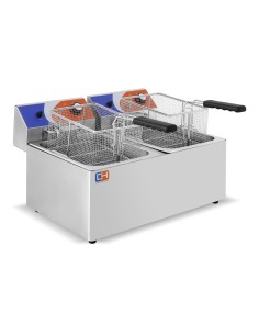 Freidora Eléctrica 8+8 L  EF-8L-2|Hosteleria Negocios 2