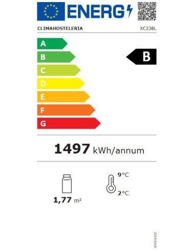Expositor Refrigerado XC238L-B|Hosteleria Negocios