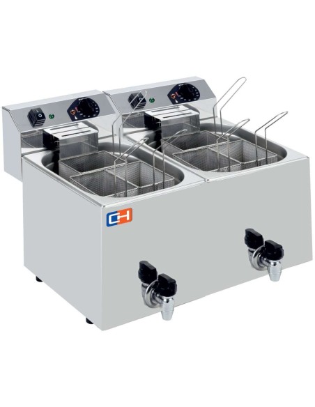 Cuece pasta Eléctrico 7+7 litros CP77L|Hosteleria Negocios