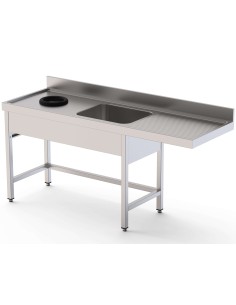 Fregadero Fondo 700 con Cubeta y Aro IS1718LWHD|Hosteleria negocios