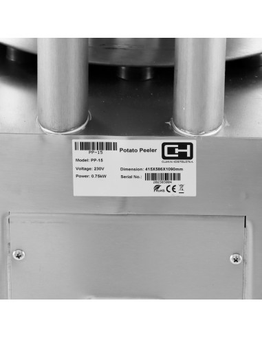 Peladora de Patatas de 15 Kg  PP-15 |Hosteleria negocios