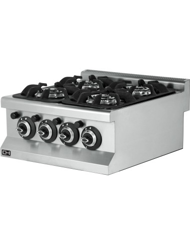 Cocina a gas EMP6KG020 Línea 600 E|Hosteleria negocios