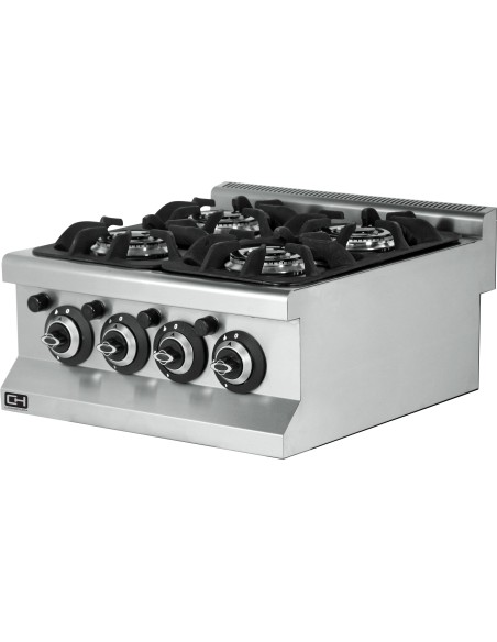 Cocina a gas EMP6KG020 Línea 600 E|Hosteleria negocios