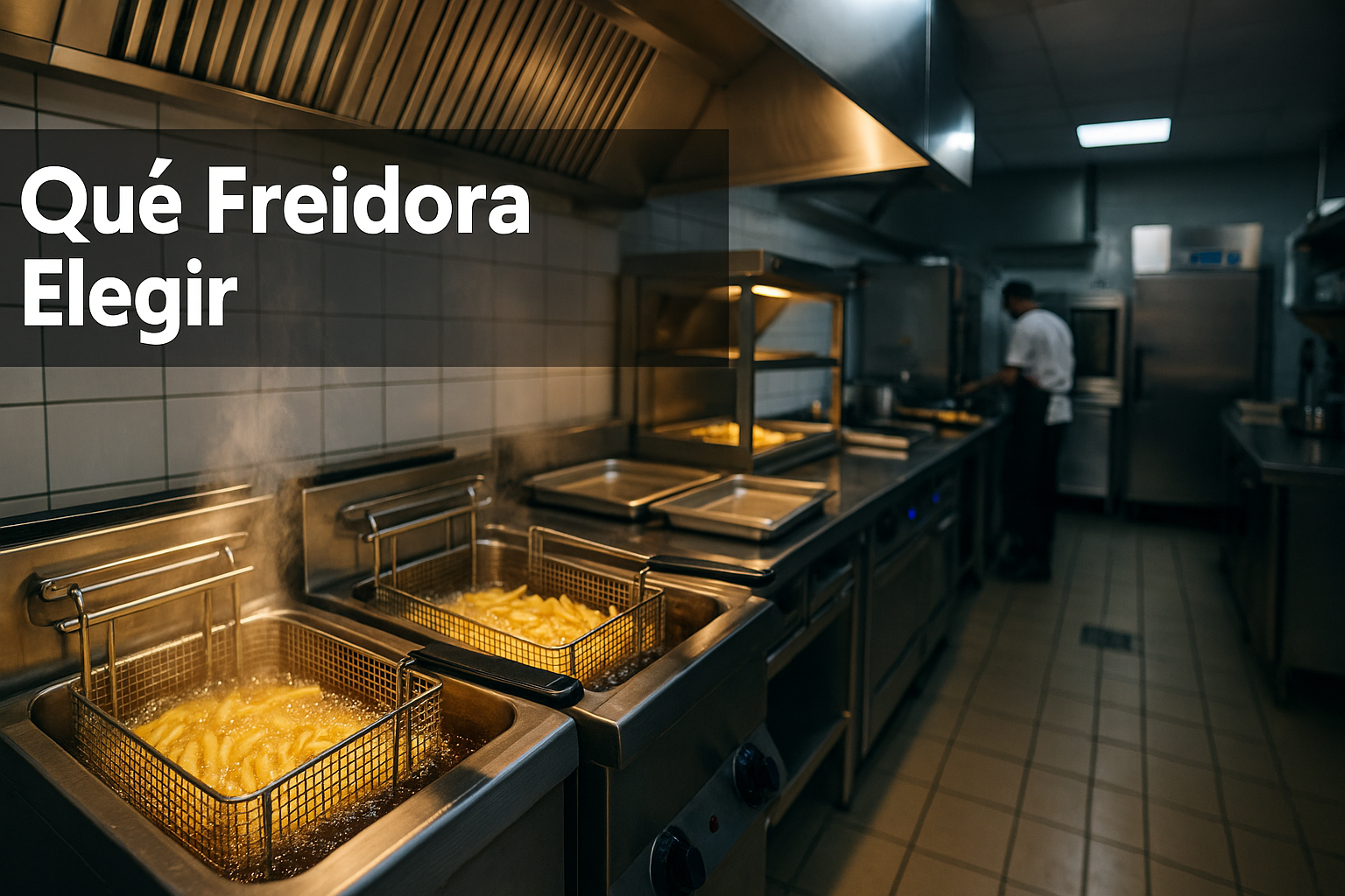 Freidoras industriales: cómo elegir la mejor (y cuidar el aceite) para tu restaurante, bar o food truck